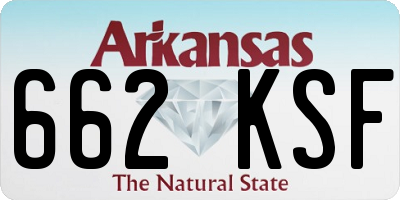 AR license plate 662KSF