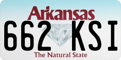 AR license plate 662KSI