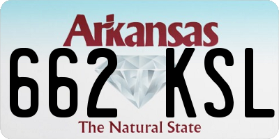 AR license plate 662KSL