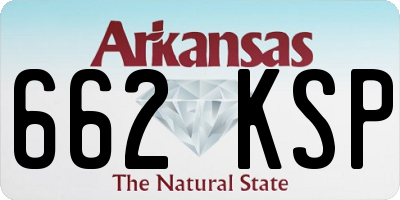 AR license plate 662KSP