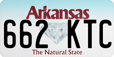 AR license plate 662KTC
