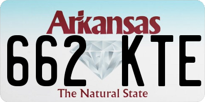 AR license plate 662KTE