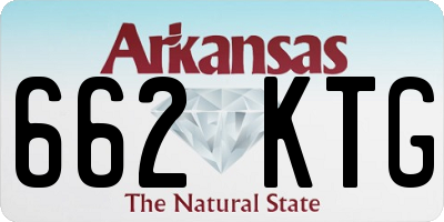 AR license plate 662KTG