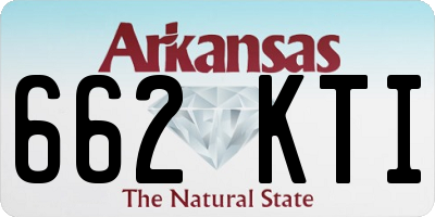 AR license plate 662KTI