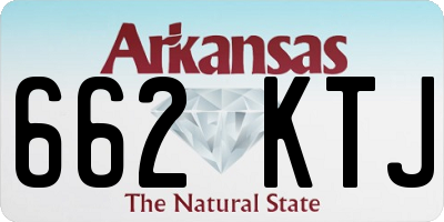 AR license plate 662KTJ
