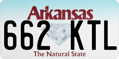 AR license plate 662KTL