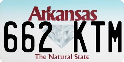 AR license plate 662KTM