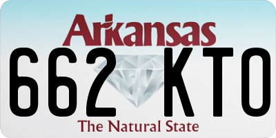 AR license plate 662KTO