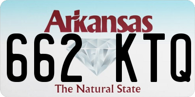 AR license plate 662KTQ