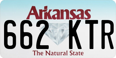 AR license plate 662KTR