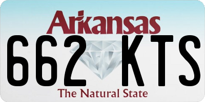 AR license plate 662KTS