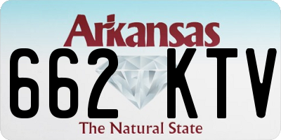 AR license plate 662KTV