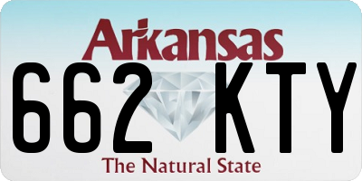 AR license plate 662KTY
