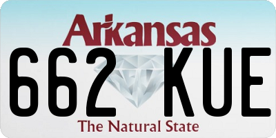 AR license plate 662KUE