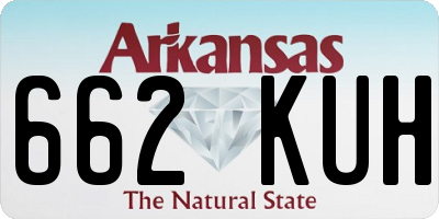 AR license plate 662KUH