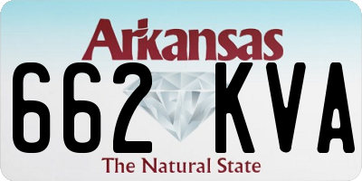 AR license plate 662KVA