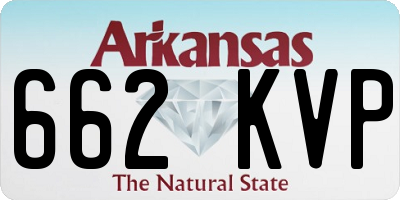 AR license plate 662KVP