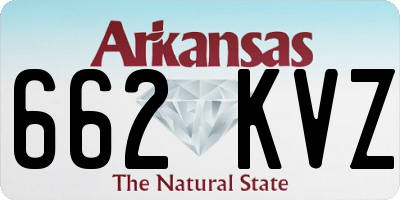 AR license plate 662KVZ