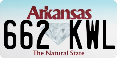 AR license plate 662KWL