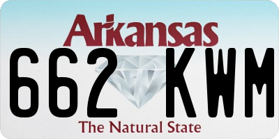 AR license plate 662KWM