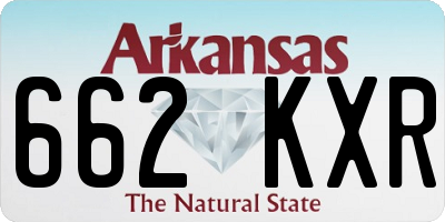 AR license plate 662KXR