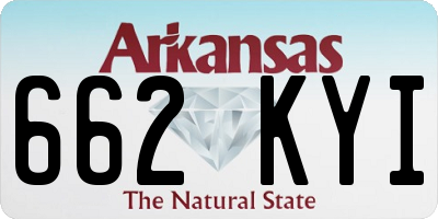 AR license plate 662KYI