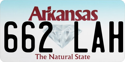 AR license plate 662LAH