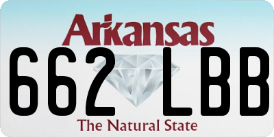 AR license plate 662LBB
