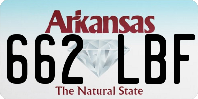 AR license plate 662LBF