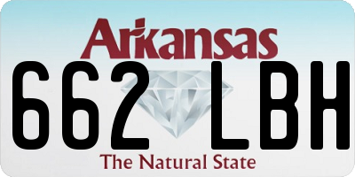 AR license plate 662LBH