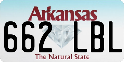 AR license plate 662LBL