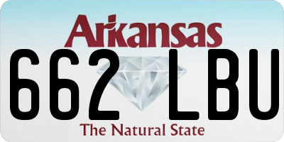 AR license plate 662LBU