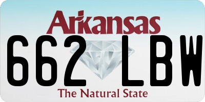 AR license plate 662LBW