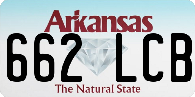 AR license plate 662LCB
