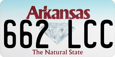 AR license plate 662LCC