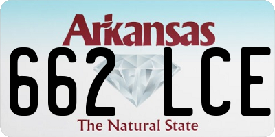 AR license plate 662LCE