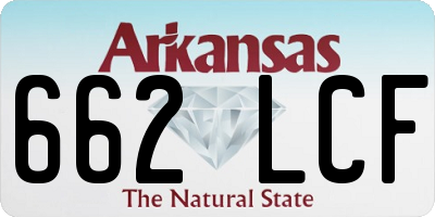AR license plate 662LCF
