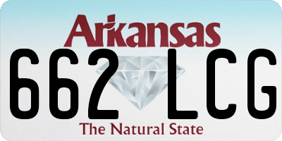 AR license plate 662LCG