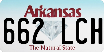 AR license plate 662LCH