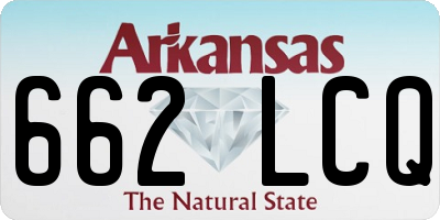 AR license plate 662LCQ