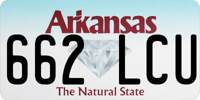 AR license plate 662LCU