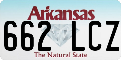 AR license plate 662LCZ