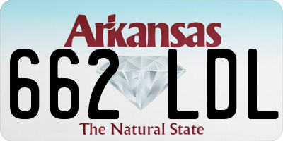AR license plate 662LDL