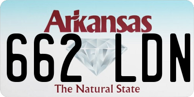 AR license plate 662LDN