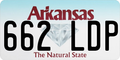 AR license plate 662LDP