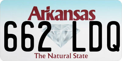 AR license plate 662LDQ