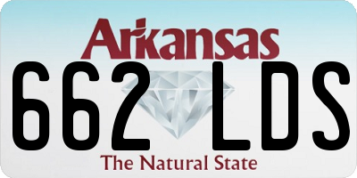 AR license plate 662LDS