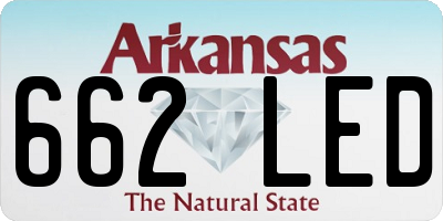 AR license plate 662LED