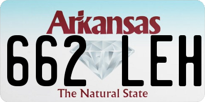 AR license plate 662LEH