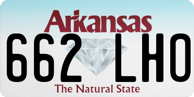 AR license plate 662LHO
